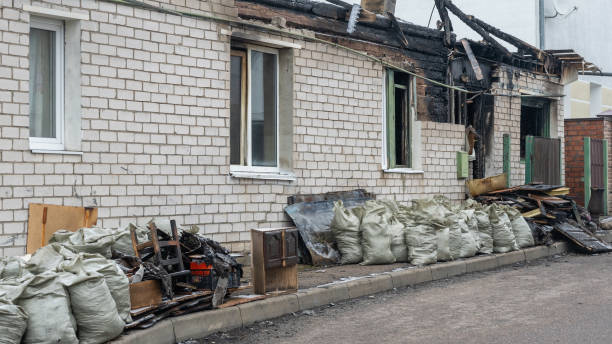 Professional Fire Damage Repair technician working in Anna Maria, FL